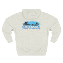 Load image into Gallery viewer, Ocean Beach Surf Hoodie — Kelly's Cove Vintage Surf Design