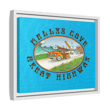 Load image into Gallery viewer, KC 2025 GREAT HIGHWAY Framed Art Print on canvas.