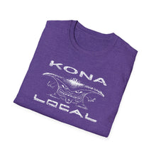 Load image into Gallery viewer, KONA LOCAL WHTE Unisex Softstyle T-Shirt FRONT ONLY