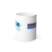 Load image into Gallery viewer, KC 2026 OCEAN BEACH SURF DESIGN Color-Changing Surf Logo Mug — 11oz Heat Sensitive Coffee Cup