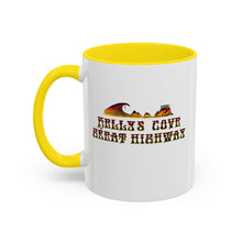 Load image into Gallery viewer, KC 2025 GREAT HIGHWAY Kellys Cove Coffee Mug,Campfire Mugs, Nature Lover Gift, Road Trip Essentials, Personalized Travel Mug, Cozy Cabin Decor