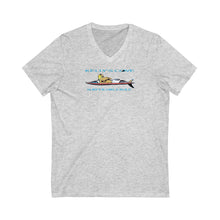 Load image into Gallery viewer, KC 2007 SURFER GIRLS RULE Unisex Jersey Short Sleeve V-Neck Tee