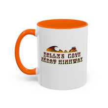 Load image into Gallery viewer, KC 2025 GREAT HIGHWAY Kellys Cove Coffee Mug,Campfire Mugs, Nature Lover Gift, Road Trip Essentials, Personalized Travel Mug, Cozy Cabin Decor