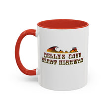 Load image into Gallery viewer, KC 2025 GREAT HIGHWAY Kellys Cove Coffee Mug,Campfire Mugs, Nature Lover Gift, Road Trip Essentials, Personalized Travel Mug, Cozy Cabin Decor