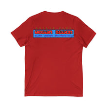 Load image into Gallery viewer, KC 2026 OCEAN BEACH SURF DESIGN Ocean Beach Kelly's Cove V-Neck Tee — Surf Graphic San Francisco T-Shirt