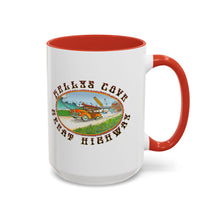Load image into Gallery viewer, KC 2025 GREAT HIGHWAY Kellys Cove Coffee Mug,Campfire Mugs, Nature Lover Gift, Road Trip Essentials, Personalized Travel Mug, Cozy Cabin Decor
