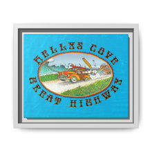 Load image into Gallery viewer, KC 2025 GREAT HIGHWAY Framed Art Print on canvas.