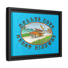 Load image into Gallery viewer, KC 2025 GREAT HIGHWAY Framed Art Print on canvas.