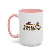 Load image into Gallery viewer, KC 2025 GREAT HIGHWAY Kellys Cove Coffee Mug,Campfire Mugs, Nature Lover Gift, Road Trip Essentials, Personalized Travel Mug, Cozy Cabin Decor