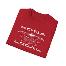 Load image into Gallery viewer, KONA LOCAL WHTE Unisex Softstyle T-Shirt FRONT ONLY