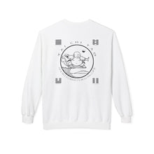 Load image into Gallery viewer, TAI CHI TAO Unisex Midweight Softstyle Fleece Crewneck Sweatshirt FRONT & BACK