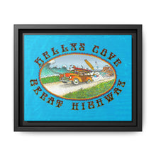 Load image into Gallery viewer, KC 2025 GREAT HIGHWAY Framed Art Print on canvas.