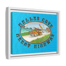 Load image into Gallery viewer, KC 2025 GREAT HIGHWAY Framed Art Print on canvas.