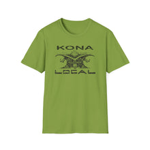 Load image into Gallery viewer, KONA LOCAL BLK Unisex Softstyle T-Shirt FRONT ONLY