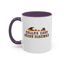 Load image into Gallery viewer, KC 2025 GREAT HIGHWAY Kellys Cove Coffee Mug,Campfire Mugs, Nature Lover Gift, Road Trip Essentials, Personalized Travel Mug, Cozy Cabin Decor