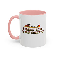 Load image into Gallery viewer, KC 2025 GREAT HIGHWAY Kellys Cove Coffee Mug,Campfire Mugs, Nature Lover Gift, Road Trip Essentials, Personalized Travel Mug, Cozy Cabin Decor