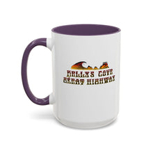 Load image into Gallery viewer, KC 2025 GREAT HIGHWAY Kellys Cove Coffee Mug,Campfire Mugs, Nature Lover Gift, Road Trip Essentials, Personalized Travel Mug, Cozy Cabin Decor