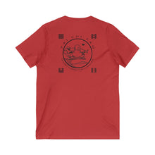 Load image into Gallery viewer, TAI CHI TAO Unisex Jersey Short Sleeve V-Neck Tee FRONT & BACK