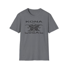 Load image into Gallery viewer, KONA LOCAL BLK Unisex Softstyle T-Shirt FRONT ONLY
