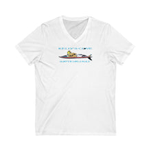 Load image into Gallery viewer, KC 2007 SURFER GIRLS RULE Unisex Jersey Short Sleeve V-Neck Tee