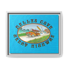 Load image into Gallery viewer, KC 2025 GREAT HIGHWAY Framed Art Print on canvas.