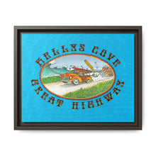 Load image into Gallery viewer, KC 2025 GREAT HIGHWAY Framed Art Print on canvas.