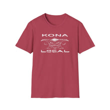 Load image into Gallery viewer, KONA LOCAL WHTE Unisex Softstyle T-Shirt FRONT ONLY