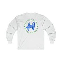 Load image into Gallery viewer, g1.2021 Kellys Cove Bill Hickey Cotton Long Sleeve Tee. Design on front and back.