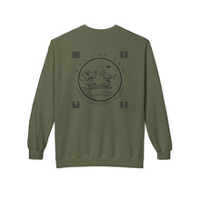 Load image into Gallery viewer, TAI CHI TAO Unisex Midweight Softstyle Fleece Crewneck Sweatshirt FRONT & BACK