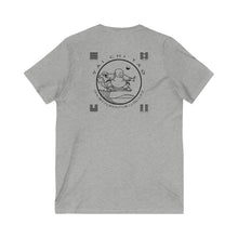 Load image into Gallery viewer, TAI CHI TAO Unisex Jersey Short Sleeve V-Neck Tee FRONT & BACK