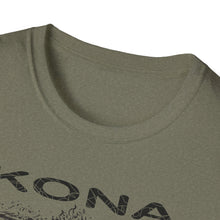 Load image into Gallery viewer, KONA LOCAL BLK Unisex Softstyle T-Shirt FRONT ONLY