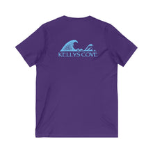 Load image into Gallery viewer, KC 2007 SURFER GIRLS RULE Unisex Jersey Short Sleeve V-Neck Tee