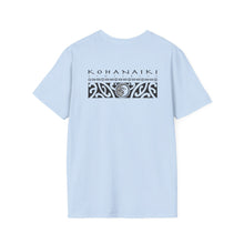 Load image into Gallery viewer, Kohanaiiki Pinetrees Front & Back Unisex Graphic T-Shirt - Softstyle Tribal Design