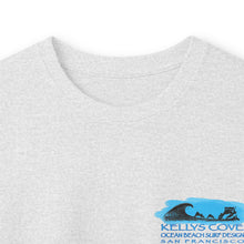 Load image into Gallery viewer, KC 2026 OCEAN BEACH SURF DESIGN Long Sleeve Tee — KC LOGO FRONT, OBSD ON BACK.