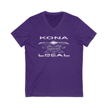 Load image into Gallery viewer, KONA LOCAL 2 Unisex Jersey Short Sleeve V-NECK Tee