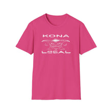 Load image into Gallery viewer, KONA LOCAL WHTE Unisex Softstyle T-Shirt FRONT ONLY