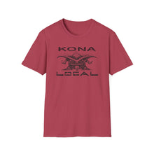Load image into Gallery viewer, KONA LOCAL BLK Unisex Softstyle T-Shirt FRONT ONLY