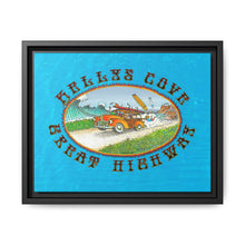 Load image into Gallery viewer, KC 2025 GREAT HIGHWAY Framed Art Print on canvas.