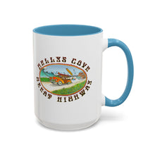 Load image into Gallery viewer, KC 2025 GREAT HIGHWAY Kellys Cove Coffee Mug,Campfire Mugs, Nature Lover Gift, Road Trip Essentials, Personalized Travel Mug, Cozy Cabin Decor