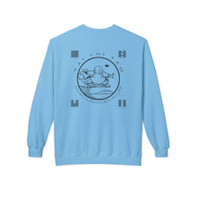 Load image into Gallery viewer, TAI CHI TAO Unisex Midweight Softstyle Fleece Crewneck Sweatshirt FRONT & BACK