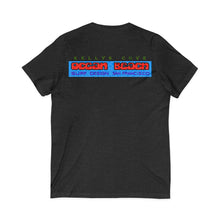 Load image into Gallery viewer, KC 2026 OCEAN BEACH SURF DESIGN Ocean Beach Kelly's Cove V-Neck Tee — Surf Graphic San Francisco T-Shirt