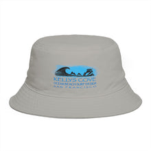 Load image into Gallery viewer, KC 2026 OCEAN BEACH SURF DESIGN Kelly's Cove Bucket Hat — Vintage Coastal Surf Logo