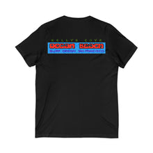 Load image into Gallery viewer, KC 2026 OCEAN BEACH SURF DESIGN Ocean Beach Kelly's Cove V-Neck Tee — Surf Graphic San Francisco T-Shirt