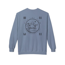 Load image into Gallery viewer, TAI CHI TAO Unisex Midweight Softstyle Fleece Crewneck Sweatshirt FRONT &amp; BACK
