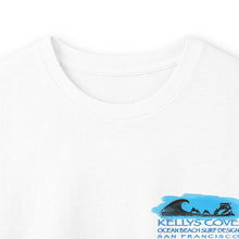 Load image into Gallery viewer, KC 2026 OCEAN BEACH SURF DESIGN Long Sleeve Tee — KC LOGO FRONT, OBSD ON BACK.
