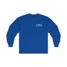 Load image into Gallery viewer, KC 2026 OCEAN BEACH SURF DESIGN Long Sleeve Tee — KC LOGO FRONT, OBSD ON BACK.

