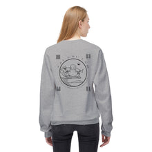 Load image into Gallery viewer, TAI CHI TAO Unisex Midweight Softstyle Fleece Crewneck Sweatshirt FRONT &amp; BACK
