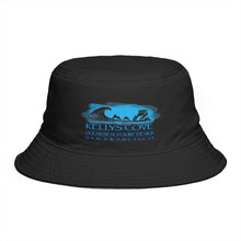 Load image into Gallery viewer, KC 2026 OCEAN BEACH SURF DESIGN Kelly's Cove Bucket Hat — Vintage Coastal Surf Logo
