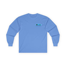 Load image into Gallery viewer, KC 2026 OCEAN BEACH SURF DESIGN Long Sleeve Tee — KC LOGO FRONT, OBSD ON BACK.
