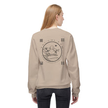 Load image into Gallery viewer, TAI CHI TAO Unisex Midweight Softstyle Fleece Crewneck Sweatshirt FRONT &amp; BACK
